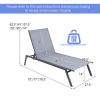 Adjustable Lounger with Lay Flat Position and Quick-Drying Fabric