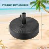 Fillable Heavy-Duty Round Umbrella Base Stand