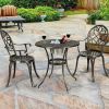 Bistro Set with Attached Removable Ice Bucket