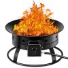 58,000 BTU Portable Firebowl with Cover and Carry Kit