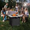 Propane Gas Fire Pit Table with Ceramic Tabletop