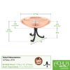 Dogwood Birdbath with Tripod Stand