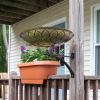 African Daisy Birdbath with Wall Mount Bracket