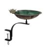 Lilypad Birdbath with Rail Mount Bracket