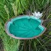 Lilypad Birdbath with Stake