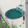 Lilypad Birdbath with Wall Mount Bracket