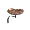 Dara Knot Birdbath with Wall Mount Bracket