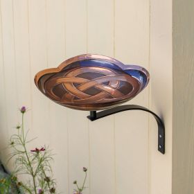 Dara Knot Birdbath with Wall Mount Bracket