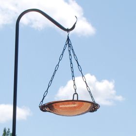 Simple Copper Hanging Birdbath