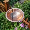 Simple Copper Hanging Birdbath