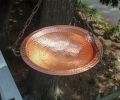 14" Solid Copper Hanging Birdbath