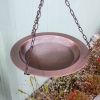 Classic Copper Hanging Birdbath