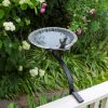 Scallop Shell Birdbath with Rail Mount