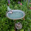 Scallop Shell Birdbath on Stake