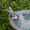 Scallop Shell Birdbath on Stake