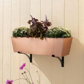 Solid Copper Flower Box