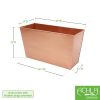 Copper-Plated Tall Flower Box