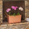 Copper-Plated Tall Flower Box