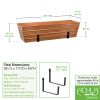 Large Copper Flower Box Mounting Kit