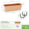 Plain Copper Flower Box & Kits