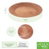 Hammered Copper Birdbath