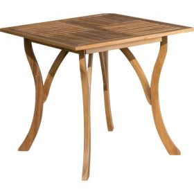 Solid Wood Square Patio Dining Table