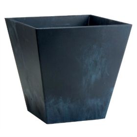 Contemporary Black Plastic Planter