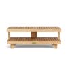 Granada Coffee Table with Storage Shelf