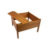 FarmHome Raised Planter Solid Eucalyptus Garden Bed