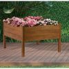 FarmHome Raised Planter Solid Eucalyptus Garden Bed