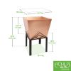 Marion II Copper Plated Flower Box/Planter