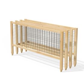 4 Pack Cedar Garden Trellis Set: Made in USA