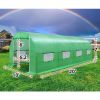 Greenhouse With Heavy Duty Steel Frame & Green PE Cover