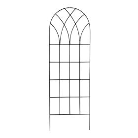 Gothic Arch Top Metal Wall Trellis