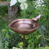 Heart Shaped Birdbath on Stake