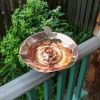 Hummingbird Birdbath with Over Rail Bracket