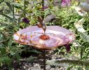 Hummingbird Birdbath with Stake