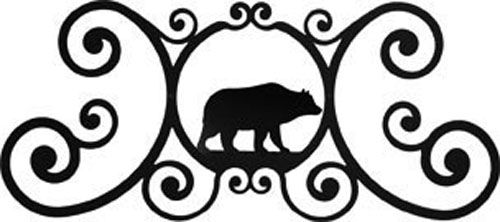 Bear Over Door Plaque