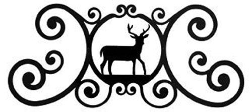 Deer Over Door Plaque