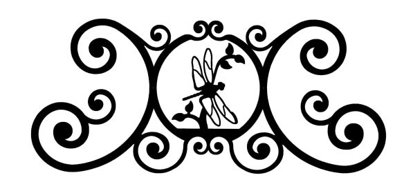 Dragonfly Over Door Plaque