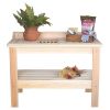 Wooden Potting Bench Garden Table