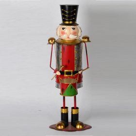 "Hans" the Drumming Metal Nutcracker