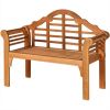 Folding Garden Eucalyptus Bench