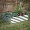 Industrial Steel Raised Garden Bed Metal Planter with Lining