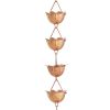 Lotus Flower Rain Chain for Rainwater Downspout