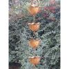 Lotus Flower Rain Chain for Rainwater Downspout