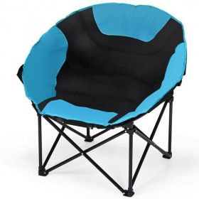 Moon Saucer Steel Folding Padded Seat Chair