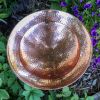 Polished Copper Birdbath & Tripod Stand