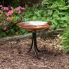 Polished Copper Birdbath & Tripod Stand