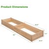 Solid Wood Raised Garden Bed Planter